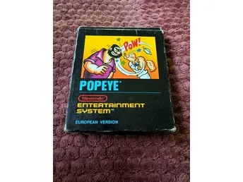 Popeye NES Nintendo Entertainment System svensksåld.