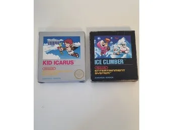 Kid Icarus & Ice Climber NES CIB