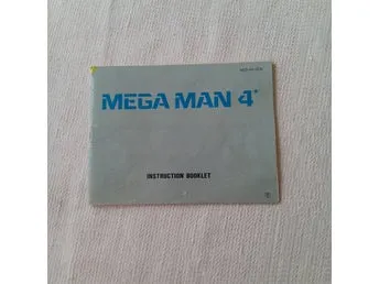 instruktionsbok Mega Man 4 - NES