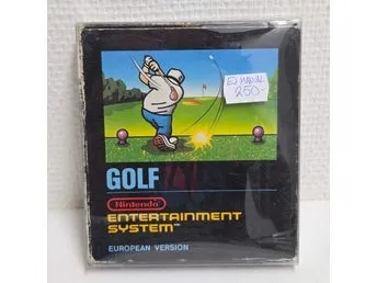 Golf Nintendo NES spel i kartong