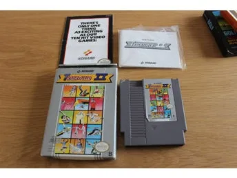 Nintendo-spel: Track & Field II i originalförpackning