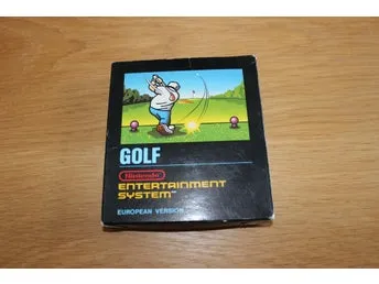 Nintendo-spel: Golf i originalförpackning
