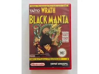 Wrath of the Black Manta NES Yapon Hyrspel SCN Nintendo 8-bit