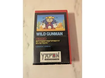 Nintendo NES Wild Gunman – Rött hyresfodral (endast fodral) – European Ver.