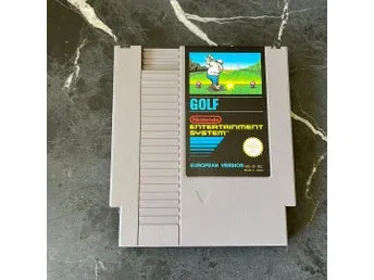 Golf NES (Nintendo Entertainment System) Spel Kassett