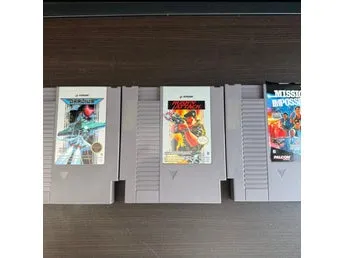Mission: Impossible, Rush'n Attack och Gradius NES-spel
