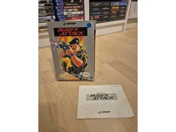 Rush'n Attack NES (box + manual)
