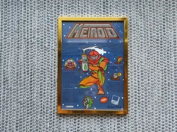 *FÖR SAMLAREN!* Metroid & Rad Racer affisch dubbelsidig från Bergsala
