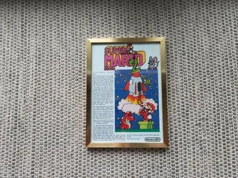 *FÖR SAMLAREN!* Super Mario Bros 2 affisch dubbelsidig från Bergsala