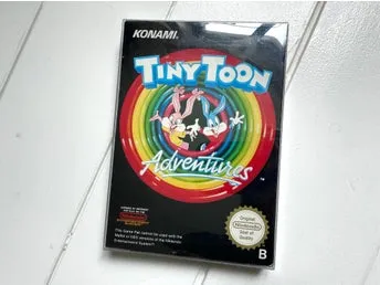 Lågt utrop! Tiny Toon Adventures NES SCN (CIB komplett)