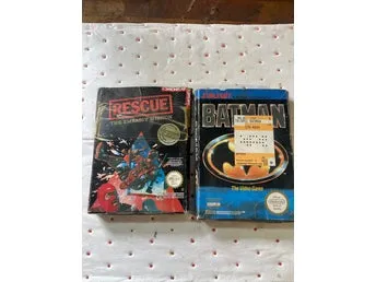 Rescue The Embassy Mission & Batman The Video Game (NES)