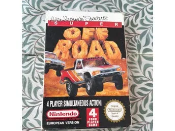 Super Off Road NES SCN Nintendo 8-bit – Komplett CIB – Box Manual 4 Player