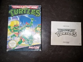 Teenage Mutant Hero Turtles box manual