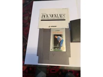Nintendo NES Jack Nicklaus Greatest 18 Holes Golf – Original – Manual ingår