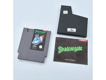 Shadowgate – Nintendo NES 8-bit – Svensk manual SWE – Sparfunktion testad