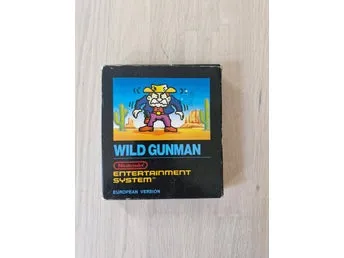Wild Gunman (NES) komplett i kartong med manual