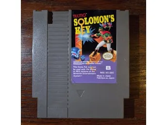 NES Solomon's Key PAL Nintendo 8-bit Tecmo Original Retrospel