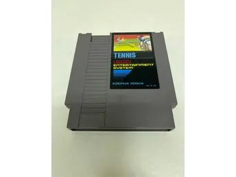 TENNIS - European Version Nintendo NES 8-bit Se gärna mina andra auktioner