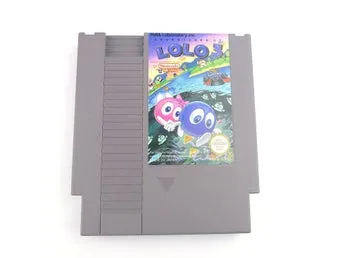 SPEL LOLO 3, Nintendo NES, 8-bit, manual & kartong saknas