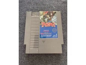 Trojan (NES) – SCN / PAL B (Endast kassett) – Fungerar!