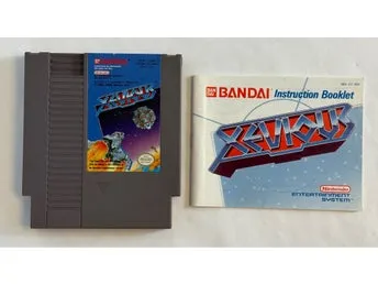 Xevious - Nintendo NES - Kassett och bruksanvisning- SCN