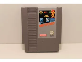 Metroid NES Nintendo kassett, NES-MT-NOE.