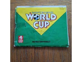 Nintendo World Cup NES Instruktionshäfte